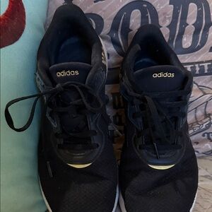 Adidas Black and White Running Shoes